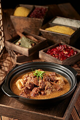Casserole with Tofu and Beef Brisket
