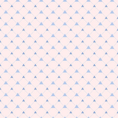 Fototapeta premium Small triangle seamless pattern in a colorful colour. Abstract geometric vector background with triangles for print, flyers, posters, t-shirts and textiles.