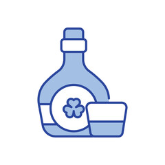 Whiskey  Icon vector stock illustration