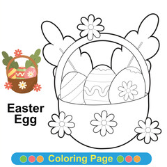 Fototapeta premium Coloring worksheet page. Educational printable coloring worksheet. Printable activity page for children 