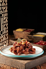 Deep-fried cumin garlic chicken gizzards