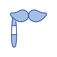 Moustache Icon vector stock illustration