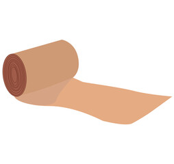 Roll of Medical Bandage for First Aid Treatment