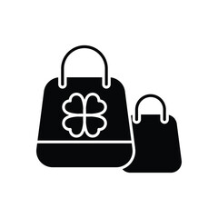 Shopping bag Icon vector stock illustration
