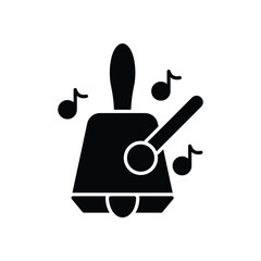 Cowbell  Icon vector stock illustration