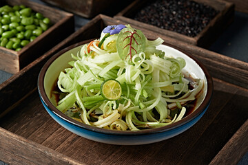 Celery with lemon vinegar