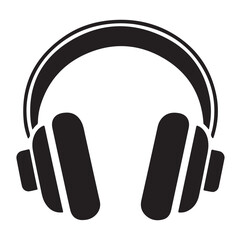 Obraz premium Headphones vector illustration