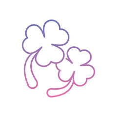 Clovers Icon vector stock illustration