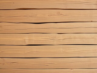 Fototapeta premium Horizontal Light Brown Wood Planks