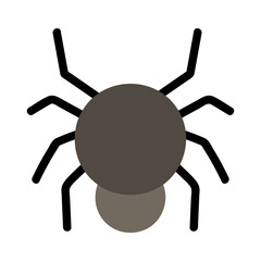 Simple Illustrative Bitmap of a Spider