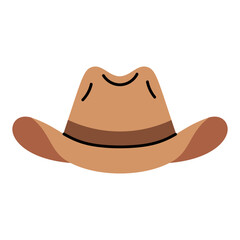 Cowboy Hat Icon for Western Themes and Designs