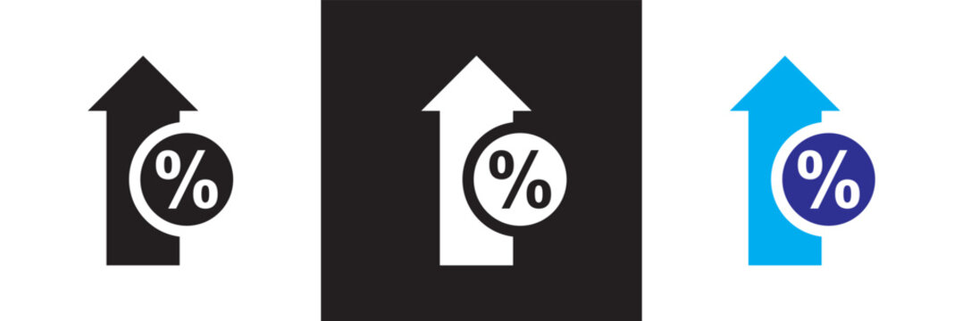 Loan and Credit  icons set. Mortgage, credit rating, calculator  icon.  Isolated on white and black background. Vector illustration. EPS 10