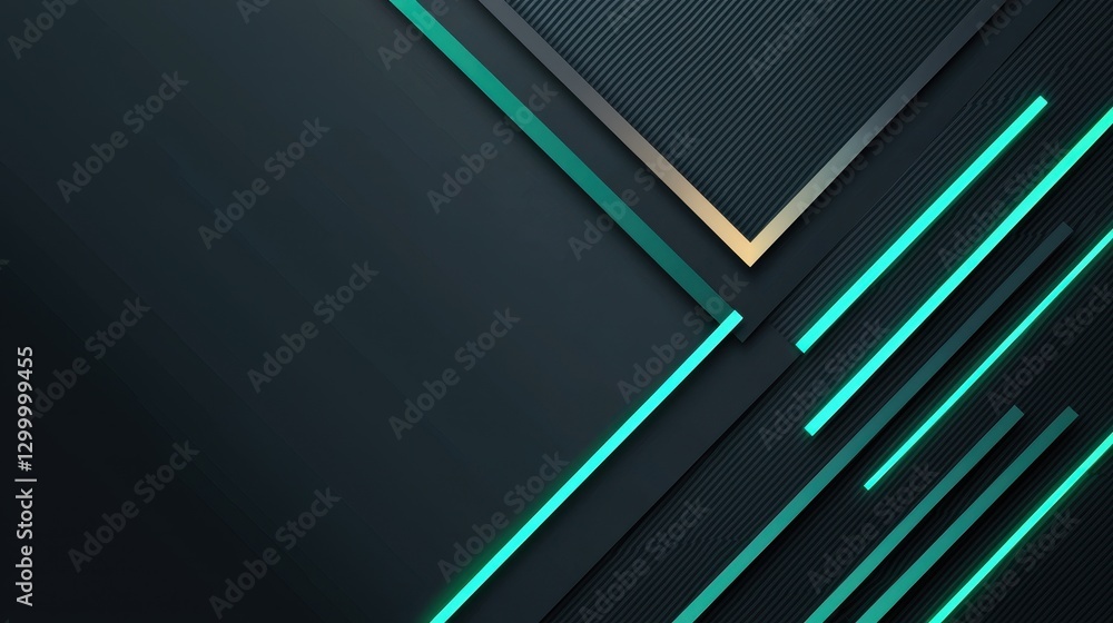 Poster abstract background with geometric lines and textures in dark tones