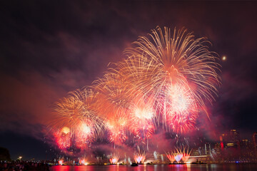 Feuerk zum 4. Juli in New York City