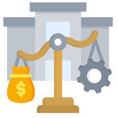 Financial Leverage Icon