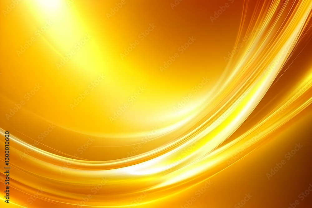 Poster abstract golden background image with flowing, dynamic lines and a radiant glow. ideal for website b