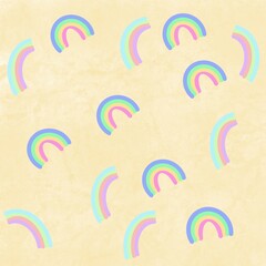 Cute rainbow background
