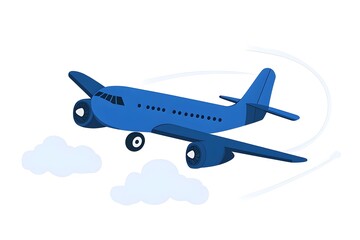 Obraz premium horizontal, color image, propeller, no people, simplicity, airplane, sky, wing, illustration, single object, air vehicle, flight, fly, nostalgia, photography, shadow, passenger, plane, three dimension