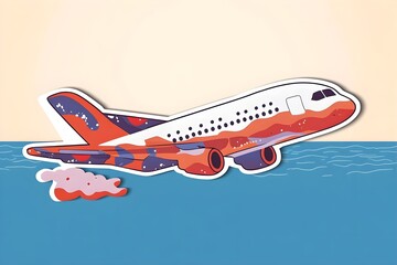 horizontal, color image, propeller, no people, simplicity, airplane, sky, wing, illustration, single object, air vehicle, flight, fly, nostalgia, photography, shadow, passenger, plane, three dimension