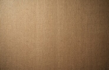 Fototapeta premium Close up old burlap sack texture. Brown jute, rough canvas fabric pattern. Hessian textile, linen thread background. Coarse woven material design for vintage backdrop, grunge sackcloth, craft. Rustic