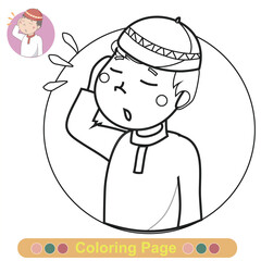 Coloring worksheet page. Educational printable coloring worksheet. Printable activity page for children 