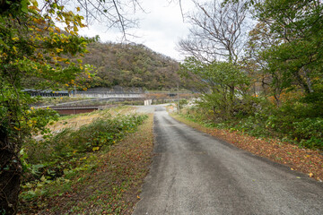 Historic old road “Salt Road” which is also a long distance hiking course and its surroundings