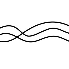 Curve wave seamless pattern
