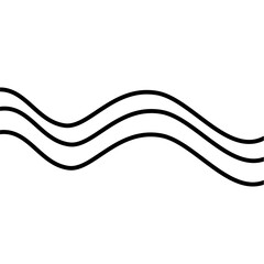 Curve wave seamless pattern
