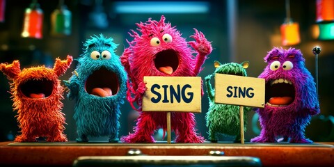 Hilarious characters come together for a singing party. 