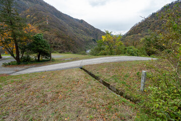 Historic old road “Salt Road” which is also a long distance hiking course and its surroundings