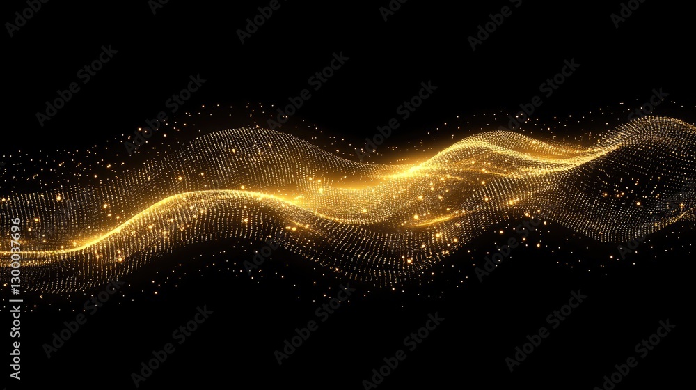 Poster a glowing binary code on a dark background with digital connections, providing space for creative br