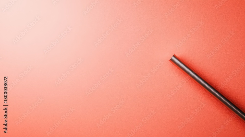 Aufkleber close-up of a sleek silver frame angled against a soft pastel pink backdrop showcases its smooth fin