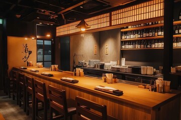 Inspiring aesthetic that celebrates Asian cuisine with a blend of styles.