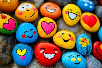 Promote social responsibility through the art of rock painting.