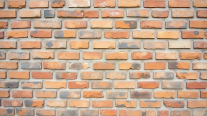 Obraz premium A wall made of variously colored bricks stones, arranged in a uniform pattern.