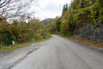 Historic old road “Salt Road” which is also a long distance hiking course and its surroundings