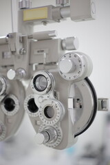 close up of a microscope