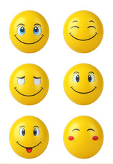 Smiley Head Yellow Element Emoticon Pack