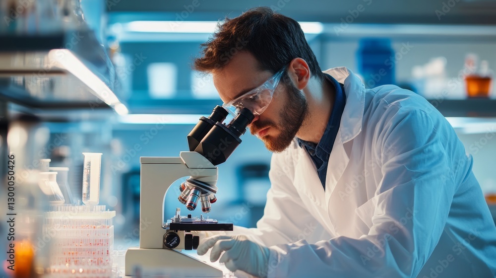 Poster observing cells a biotechnologist's journey in the laboratory environment