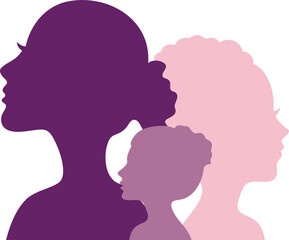 International Women's Day Silhouette