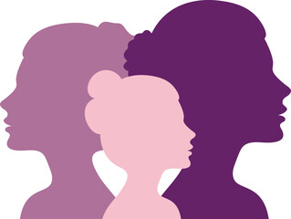International Women's Day Silhouette
