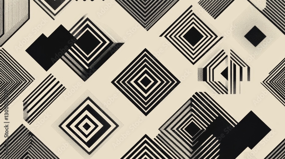 Poster creating a bold and minimalistic pattern design studio graphic design indoor artist's perspective mo