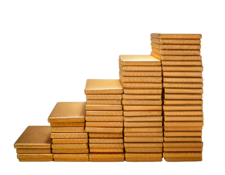 a wooden staircase showing growth and progress.