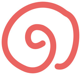 抽象的な渦模様, 装飾要素