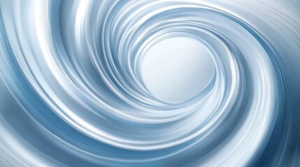 Dynamic swirling abstract art digital canvas graphic design virtual gallery aesthetic viewpoint cooltoned blue and silver concept