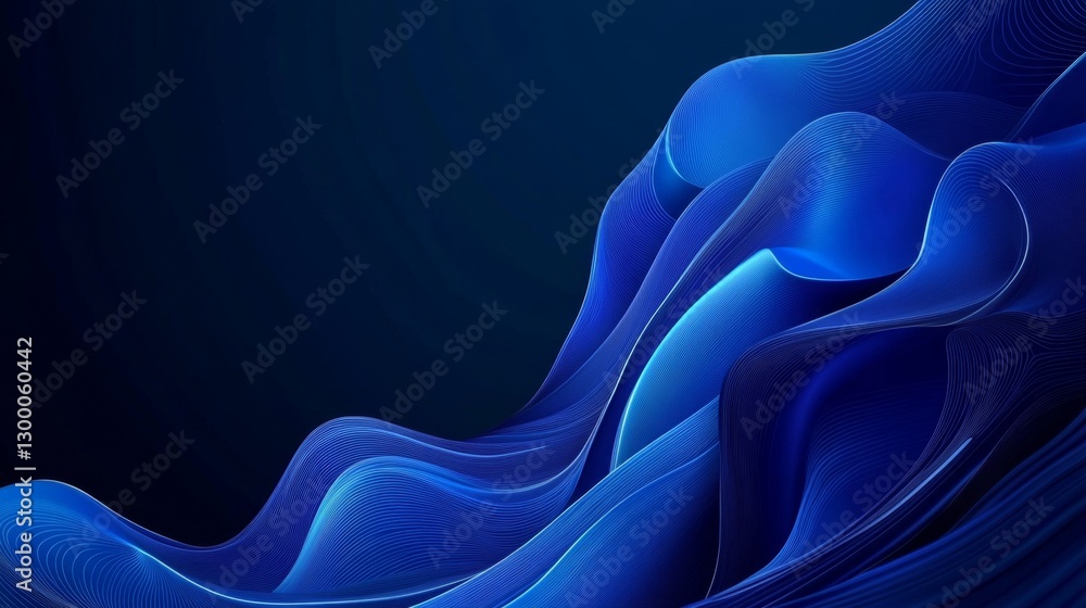 Poster creating abstract flu patterns digital canvas graphic design virtual studio artistic perspective dee