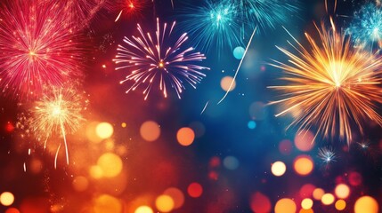 Naklejka premium Create a festive social media template online graphic design vibrant environment creative viewpoint bold colors