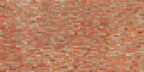 Old orange brick block wall rough texture fade condition background graphic illustration. Masonry wall pattern rectangle background.
