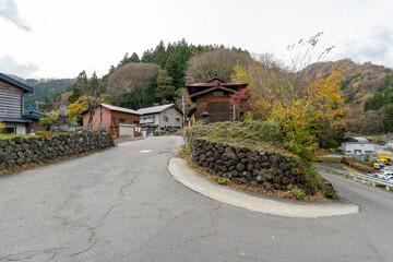 Historic old road “Salt Road” which is also a long distance hiking course and its surroundings