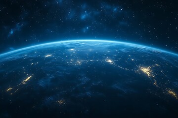 Obraz premium Space planets and nebula